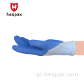 Hespax Wholesale Kids Anti-Slip Latex Luvas com revestimento de borracha